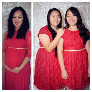 christmas red lace dresses