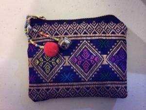 finished coin purse with accessories